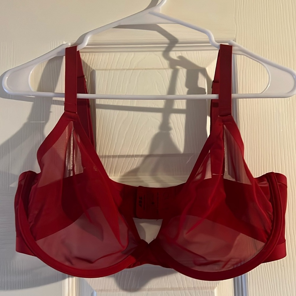 CUUP The Plunge Mesh Bra 36F